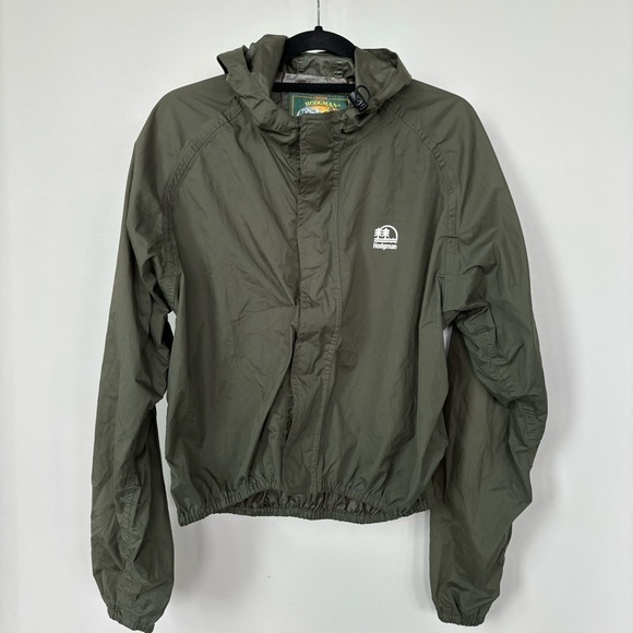 Hodgman Green Windbreaker Jacket Size S - Picture 1 of 11